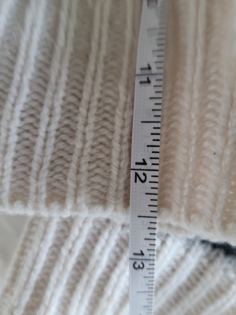 Vince Cream Crewneck Sweater with Black Stripes - Picture 9 of 10